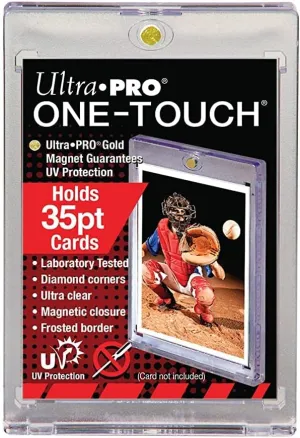 10 Ultra Pro 35pt Magnetic Card Holder Cases - Holds Regular Baseball, Football, Hockey Cards