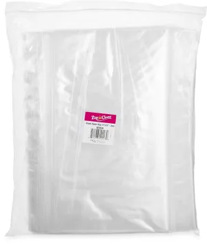 [200 Bags 13" x 15"] Zip'n'Close Disposable Plastic Resealable Reusable Bags, 2 Mill Thick, Great for Home, Office, Vacation, Traveling, Sandwich, Fruits, Nuts, Cookies, Or Any Storage Needs
