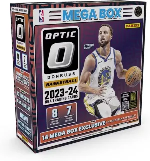 2023/24 Panini Donruss Optic Basketball Hobby Mega Trading Card Box (Hyper Green Prizms)