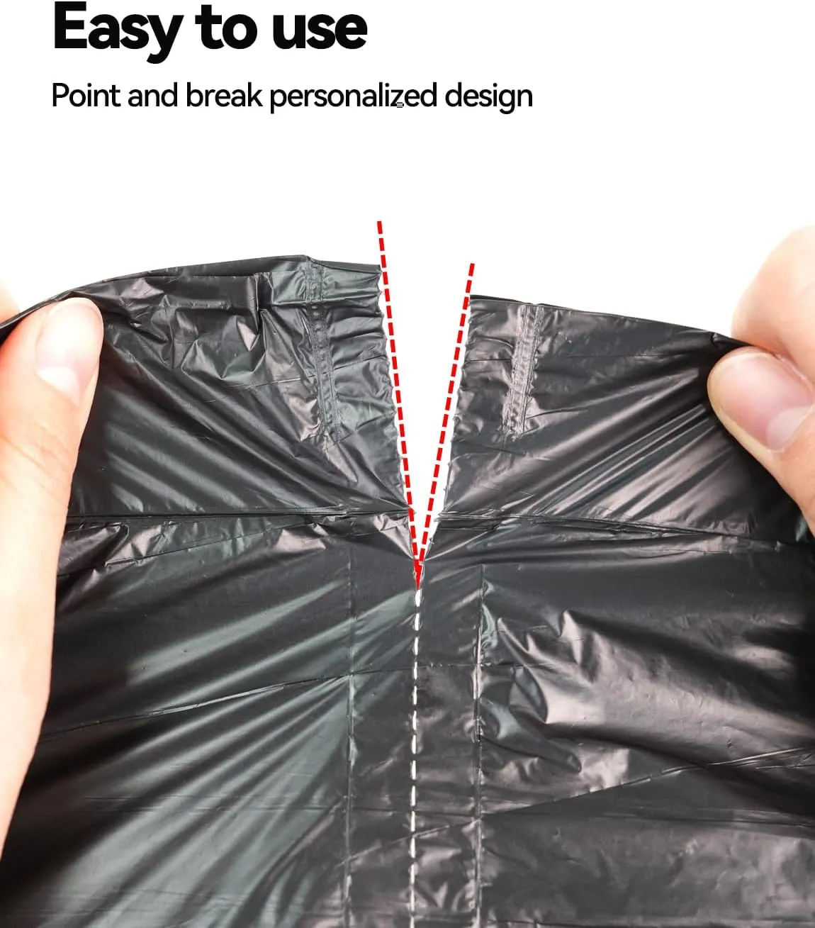 250 Count 4 Gallon small trash bags Bathroom kitchen bathroom garbage bags with drawstring Ultra Strong Thick Plastic trash can liners for Office Bedroom Unscented 4Gallon (Black,250 Count)