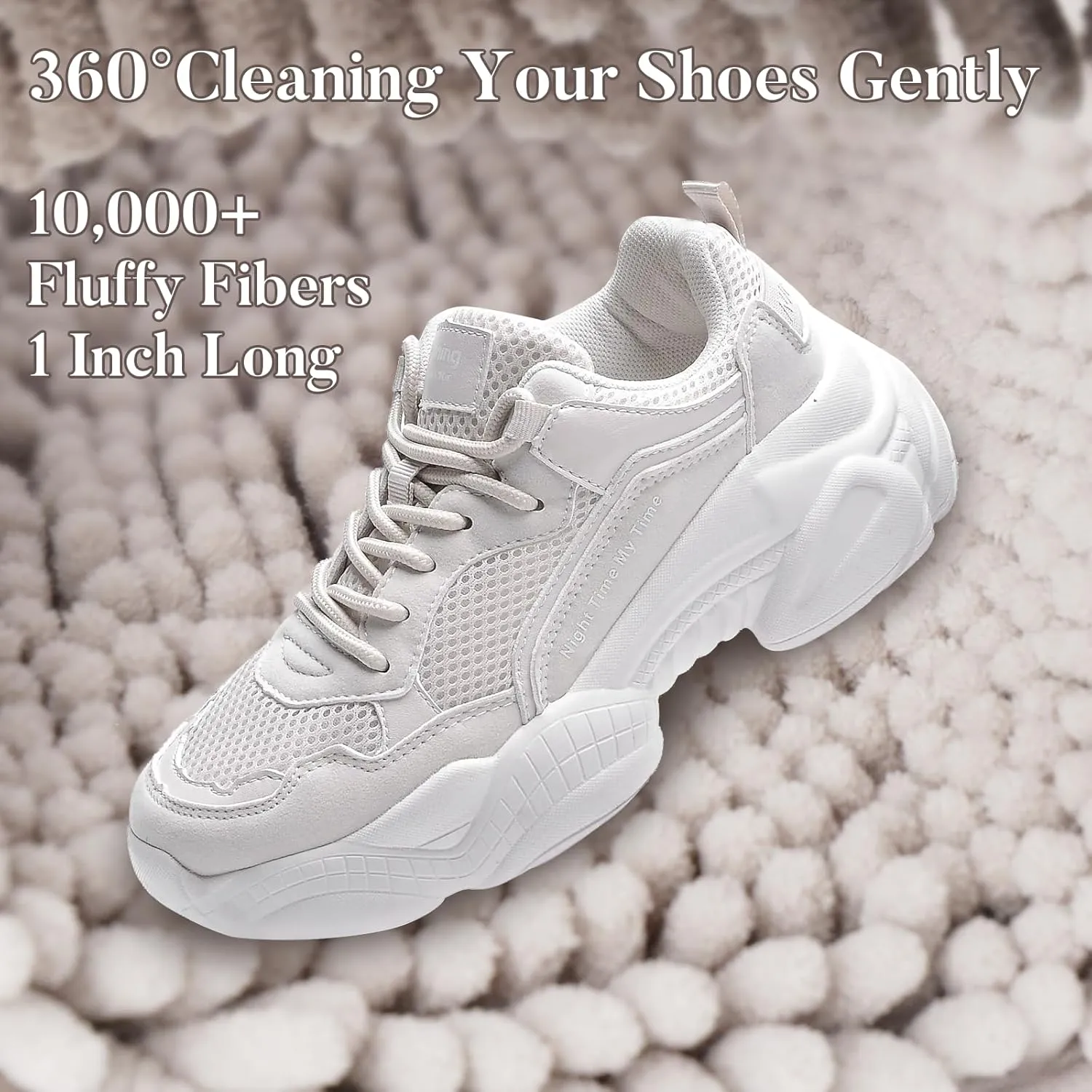 2Pcs Reusable Shoe Washing Machine Bag for Washer and Dryer, 2025 New 360 Cleaning Laundry Bag for Sneakers and Gym Shoes (Grey)