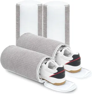 2Pcs Reusable Shoe Washing Machine Bag for Washer and Dryer, 2025 New 360 Cleaning Laundry Bag for Sneakers and Gym Shoes (Grey)