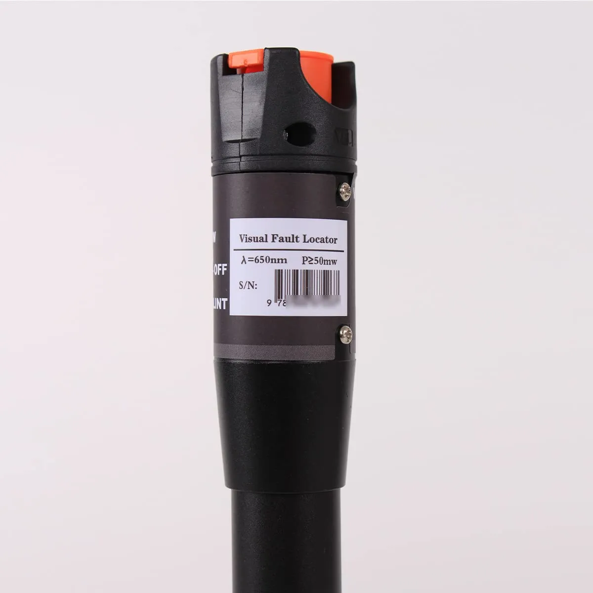 2PCS Visual Fault Locator 50mW, VFL Tester Kit 50KM Range - Includes Single Mode 9/125um FC Male to LC Female Adapter and Red Light Pen for Fiber Optic Cable Network Testing