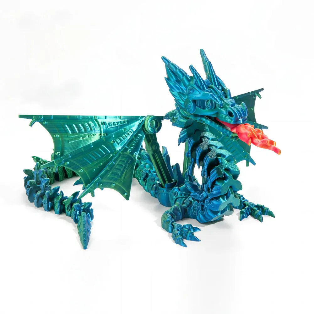 3D Laser Printed Mechanical Spitfire Dragon 27cm