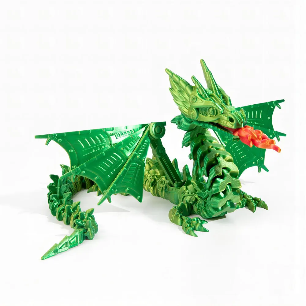 3D Laser Printed Mechanical Spitfire Dragon 27cm