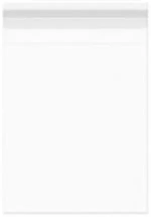 400pcs 2.8x2inch Flap Seal Crystal Clear Bags with Adhesive Seal Flap (400pcs) Acid Free (3pack Bundle, Save $2)