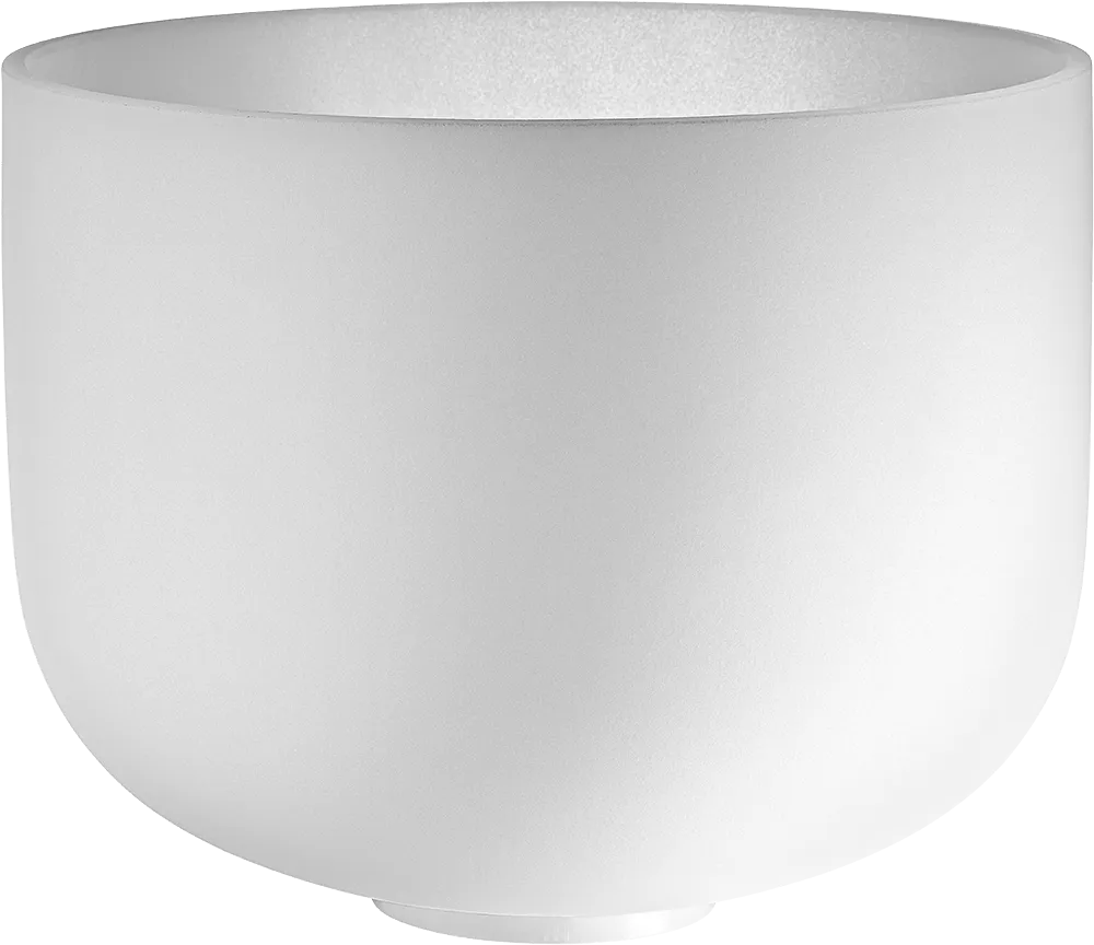 432 Hz 12" Crystal Singing Bowl Note F3 - Heart Chakra