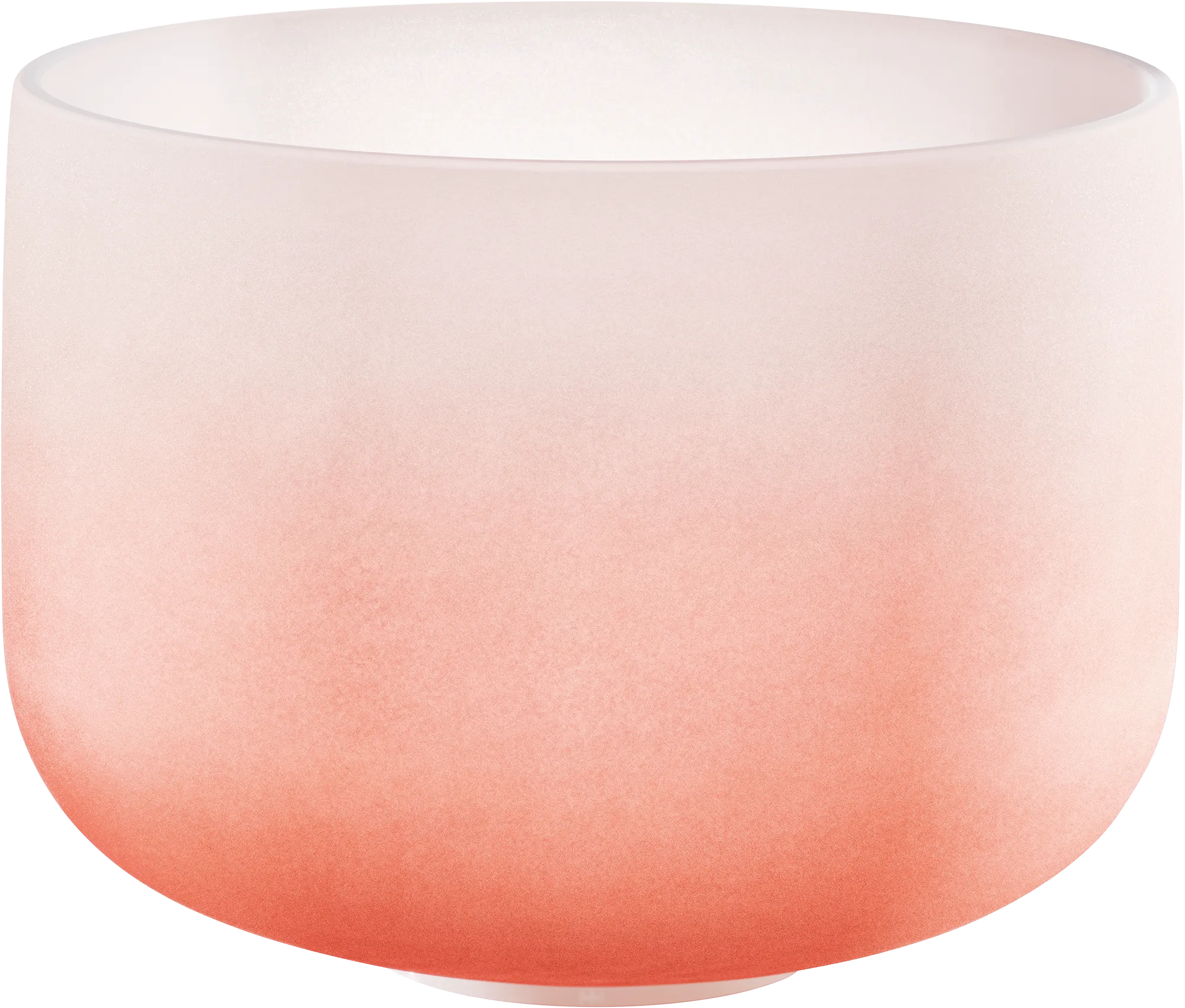 440 Hz 13" Sacral Chakra Crystal Singing Bowl Note D4 Orange Color