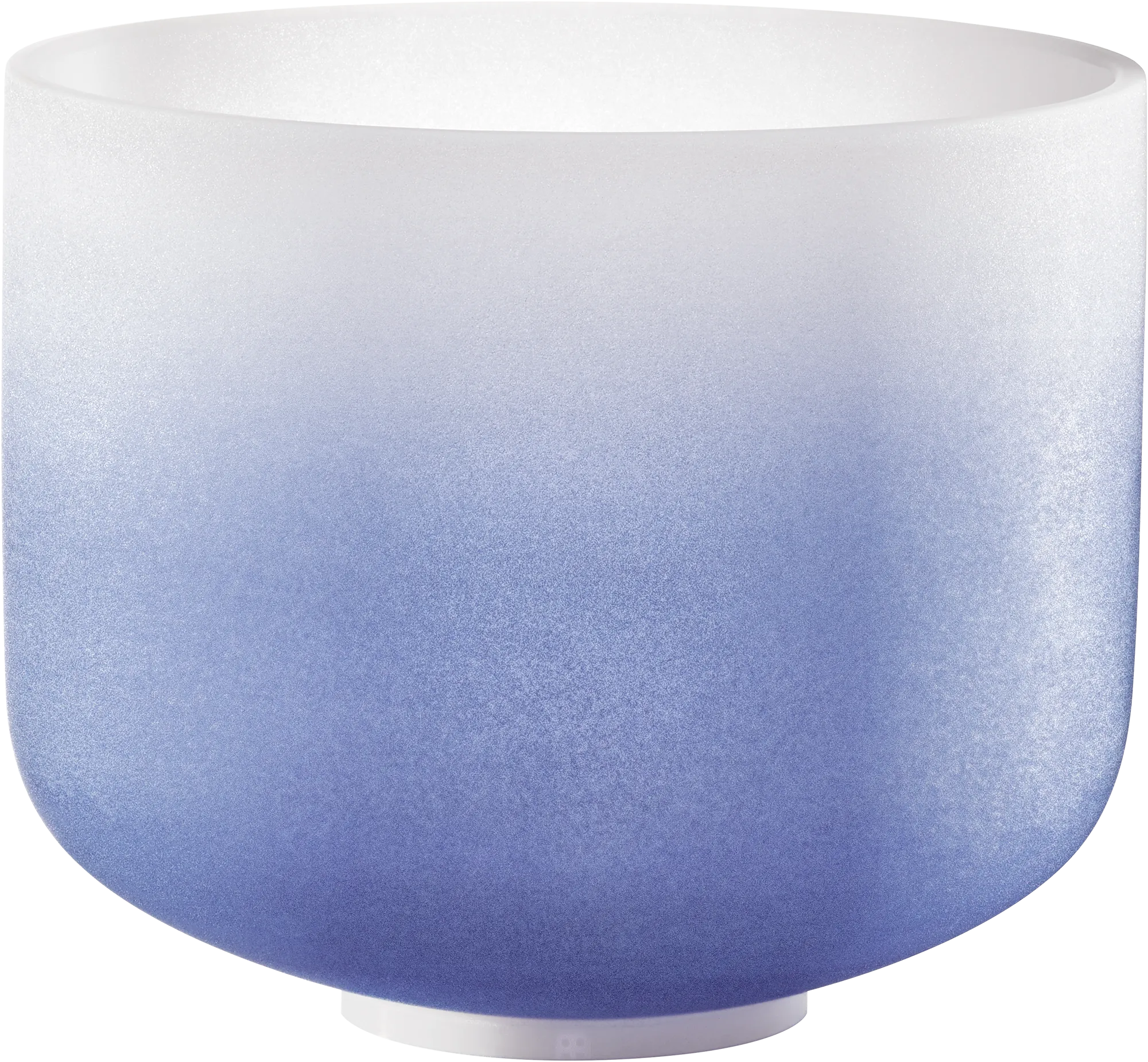 440 Hz 9" Third Eye Chakra Crystal Singing Bowl Note A4 Indigo Color