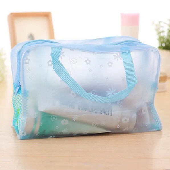 5 Colors Swimming Bags Sports Travel Bathing Storage Bag Women Transparent Organizer PVC Phone Pocket