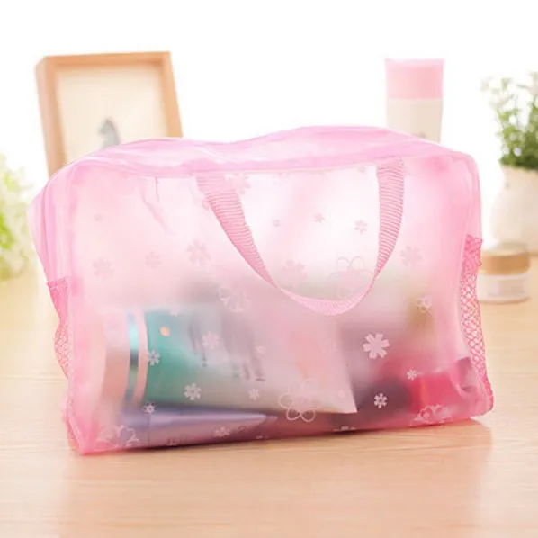 5 Colors Swimming Bags Sports Travel Bathing Storage Bag Women Transparent Organizer PVC Phone Pocket