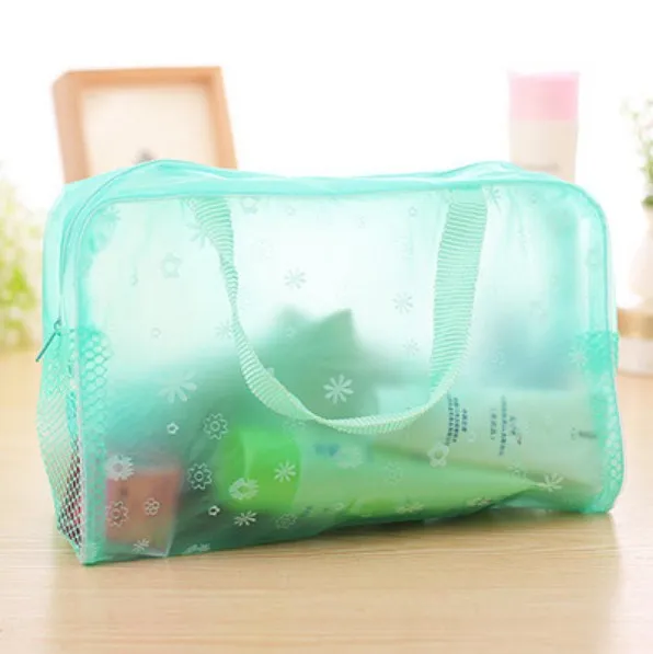 5 Colors Swimming Bags Sports Travel Bathing Storage Bag Women Transparent Organizer PVC Phone Pocket