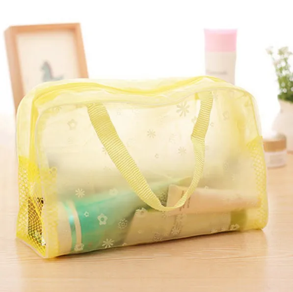 5 Colors Swimming Bags Sports Travel Bathing Storage Bag Women Transparent Organizer PVC Phone Pocket