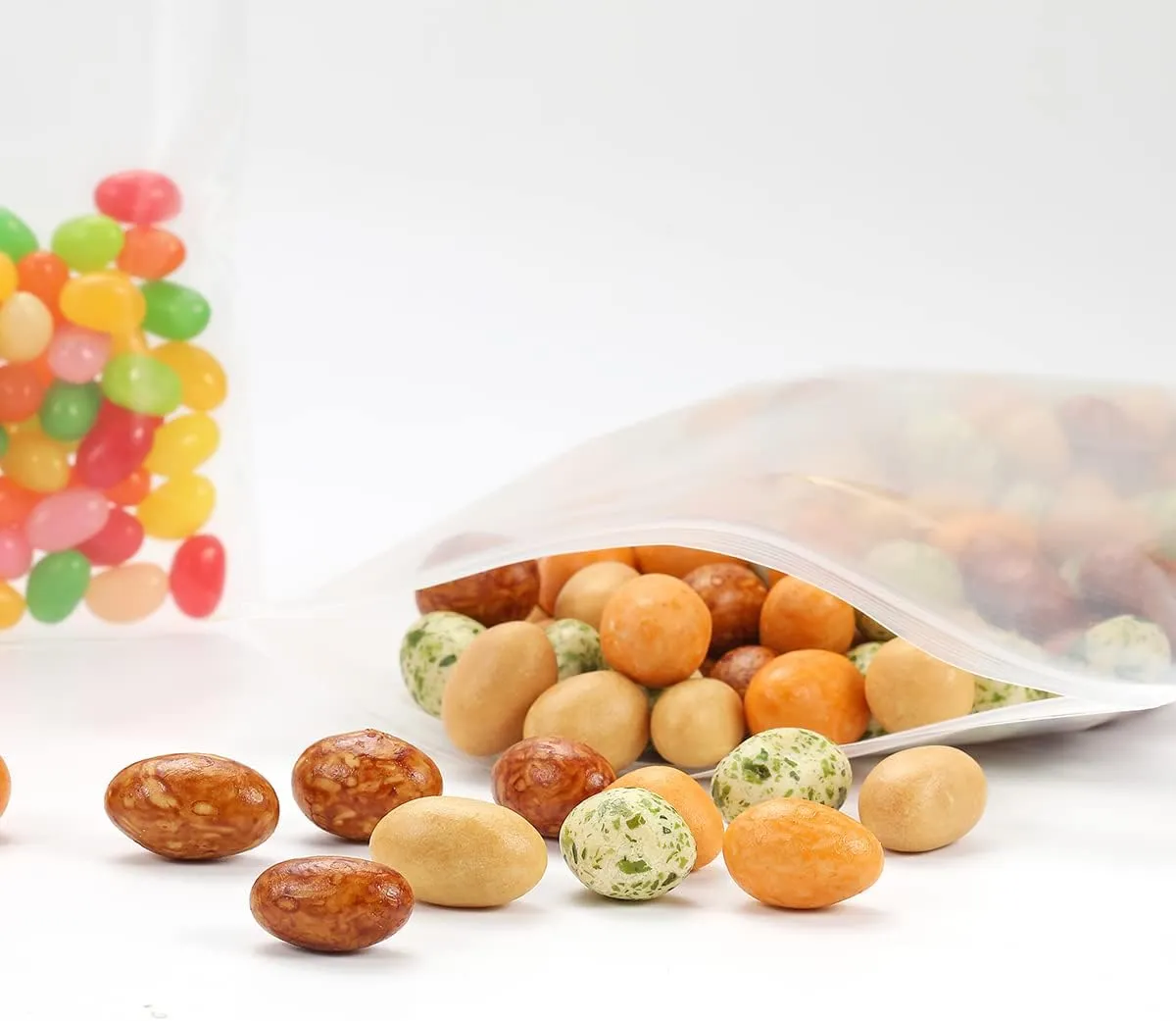 50 PCS 10" x 13" Clear Thick 4 Mil Zip Poly Lock Plastic Bags Reclosable Zip Seal Bags Heavy-Duty Seed Food Storage Zipper Bag