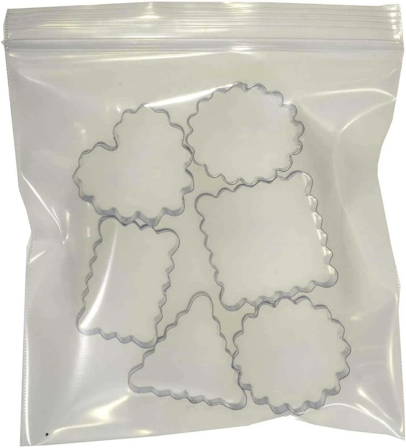5" x 5" 6-Mil Reclosable Plastic Bags – Extra-Thick, Durable Zip-Lock Storage for Food, Tools, Crafts, Hardware, Parts, and Industrial Use – SKU r55-6mil-100