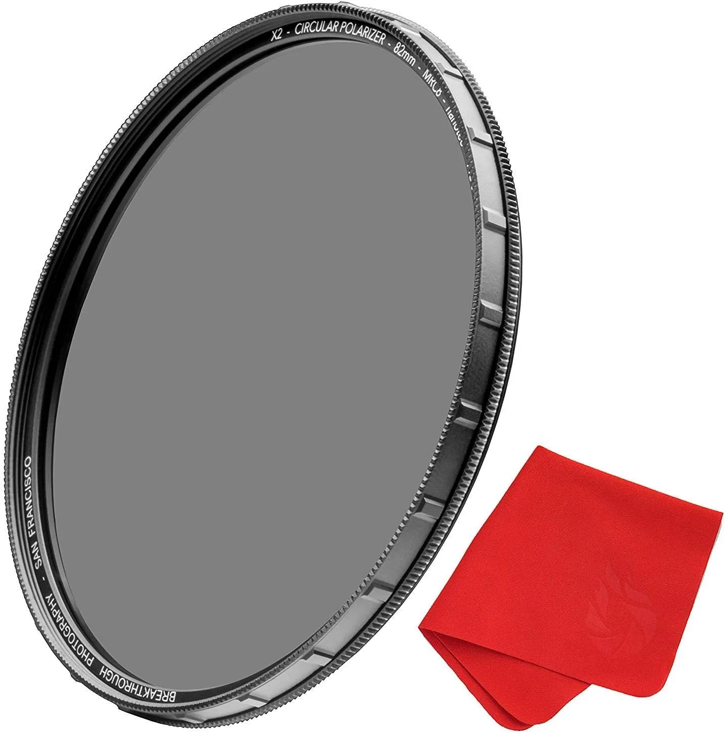 67mm X2 CPL Circular Polarizing Filter for Camera Lenses - AGC Optical Glass Polarizer Filter with Lens Cloth - MRC8 - Nanotec Coatings - Weather Sealed by Breakthrough Photography