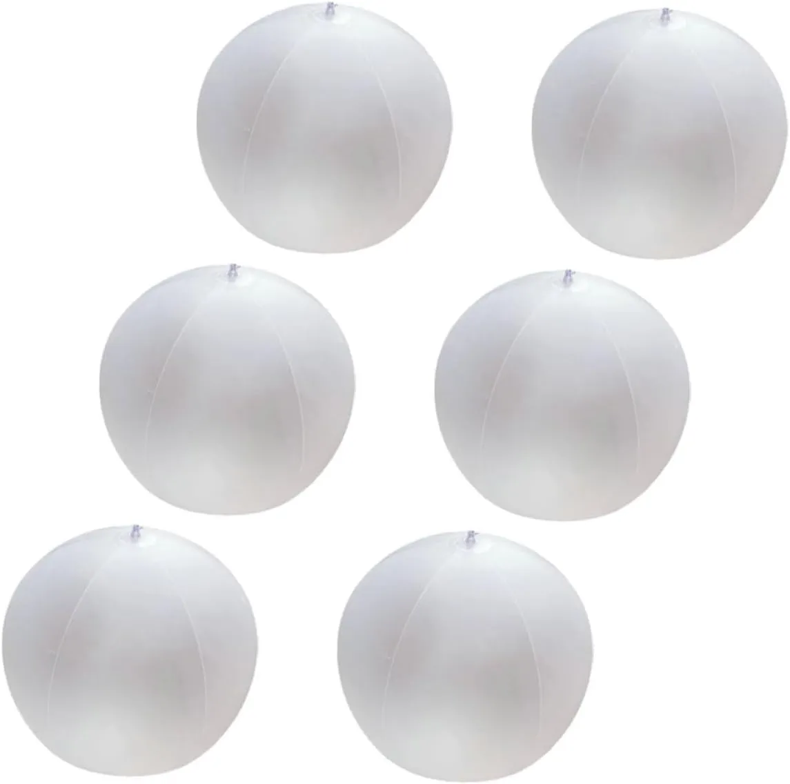 6pcs Inflatable Beach for PVC Frosted Decor for Weddings Outdoor Fun Unique Photo Props for Beach Party Decorations Pool Activities
