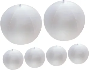 6pcs Portable Inflatable Balls Frosted Pvc Hawaiian Decor Party Supplies Versatile for Weddings Photography