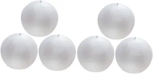 6pcs Summer Beach Inflatable Balls Decorative Frosted Plastic Balls for Wedding Beach Party Favors Outdoor Decorations