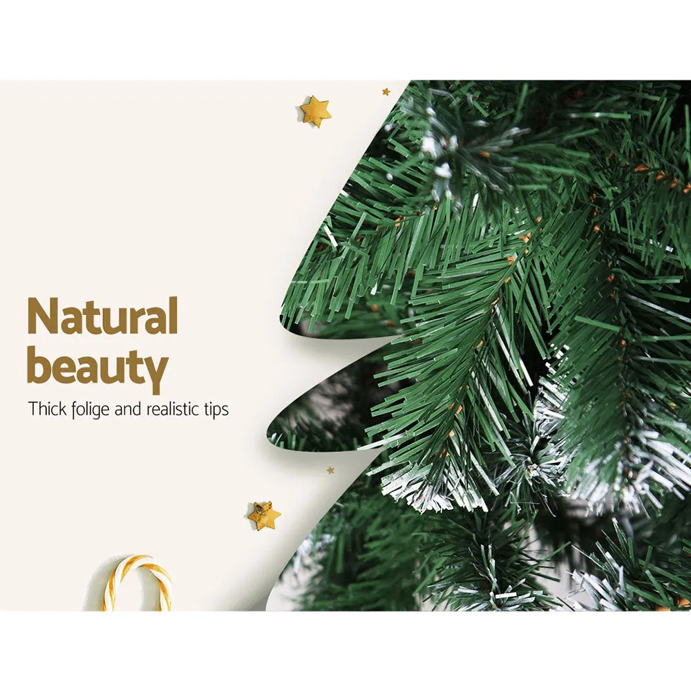 7FT Light Snow Value Christmas Tree - 905 Tips