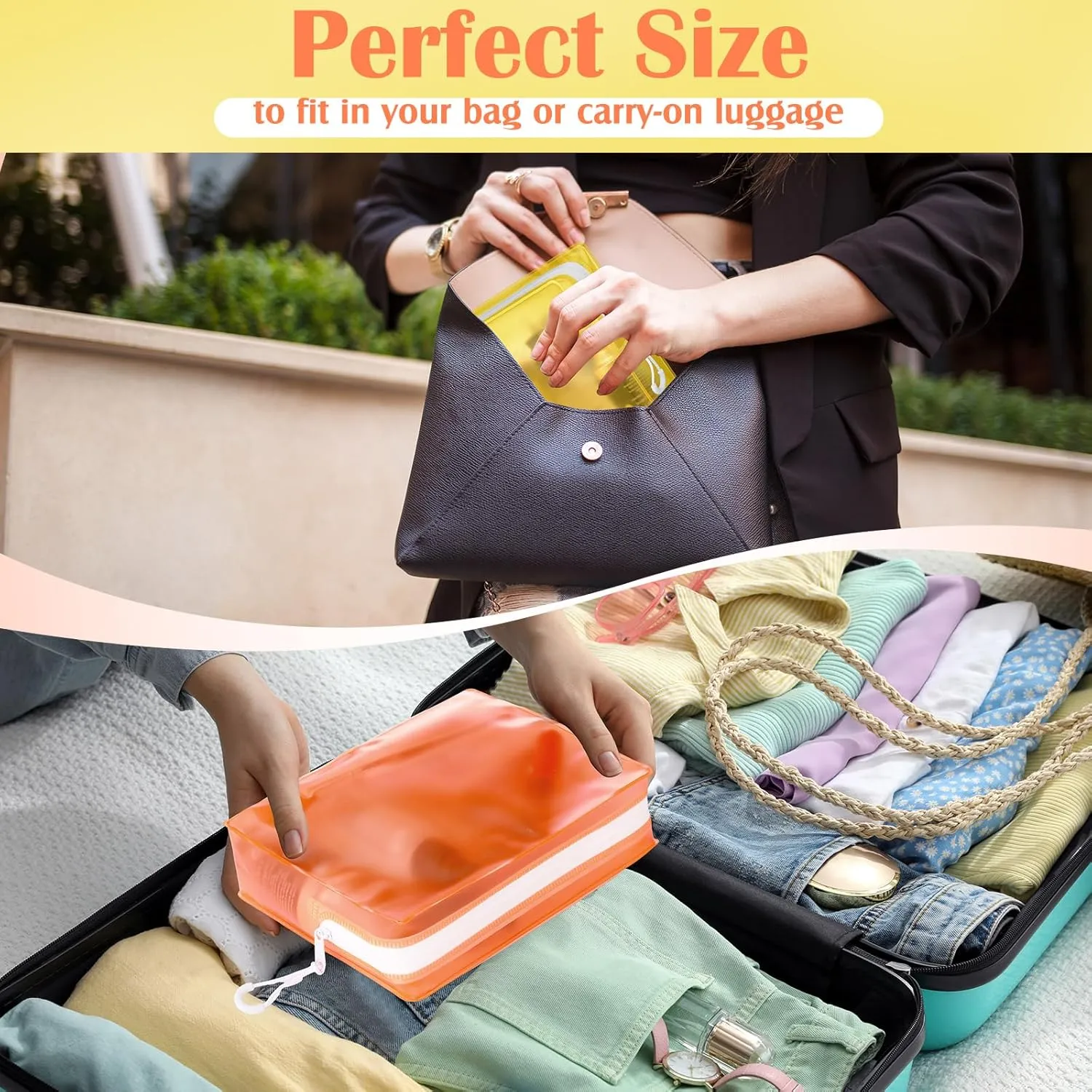 8 Pack TSA Approved Travel Toiletry Bags Frosted Translucent Leak-proof Cosmetic Makeup Bags for Women Men Travel Organizer Airport Security (Pastel)