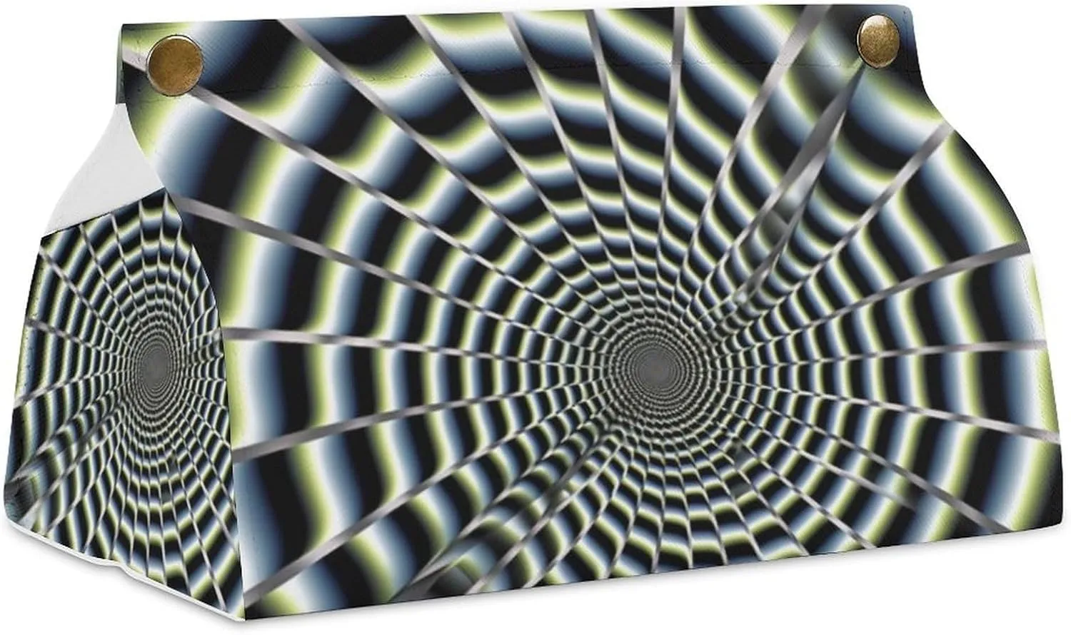 A Gym Artifact, The Canvas Spiral Optical Illusion Gif Printed Yoga Storage Bag Is Durable, Wear-resistant And Does Not Strangle Shoulders. It Is Suitable for Both Men And Women