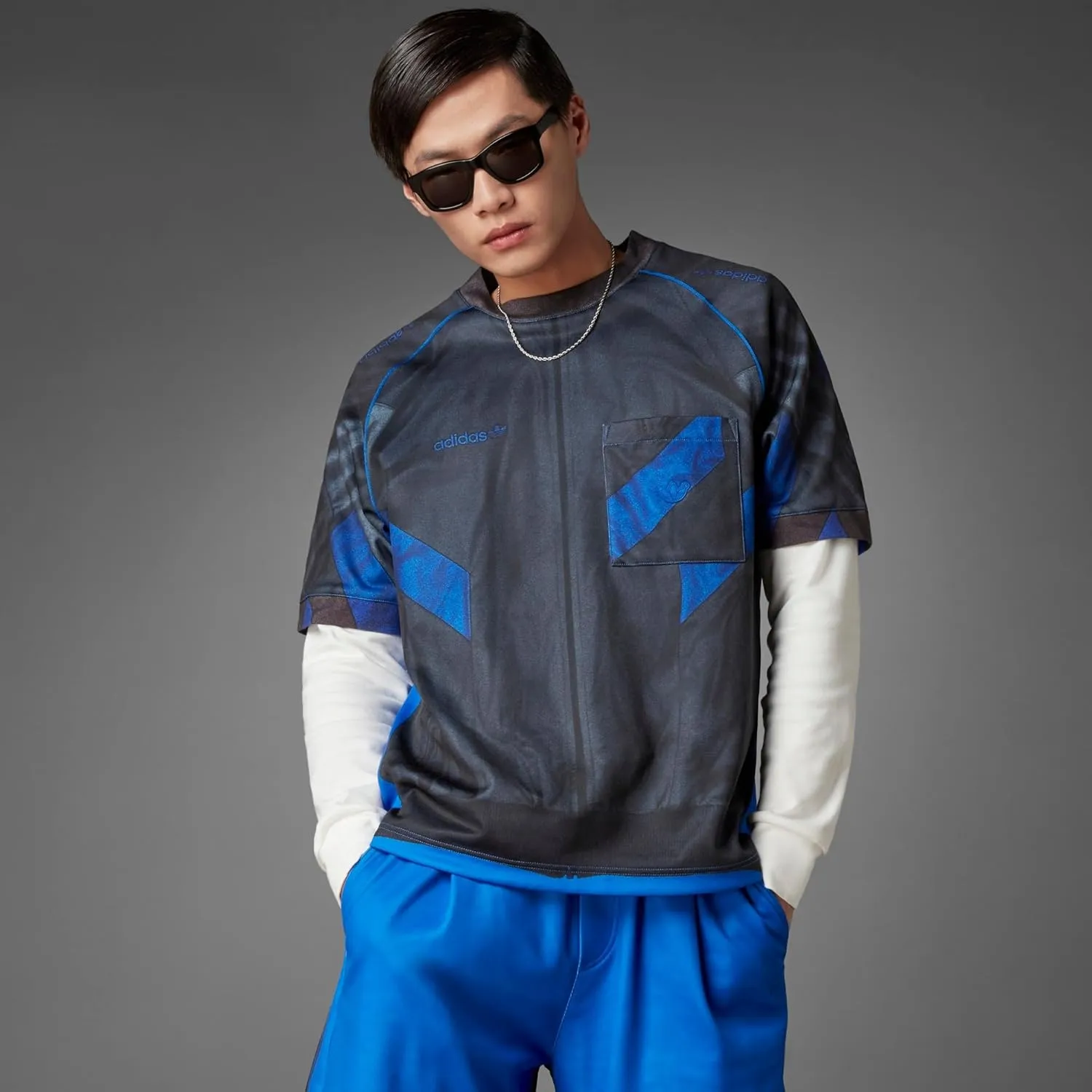 adidas Originals Men's Blue Version Sport Jersey