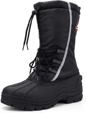 ALEADER Men's Winter Waterproof Insulated Shell Warm Inner Comfortable Outdoor Snow Boots