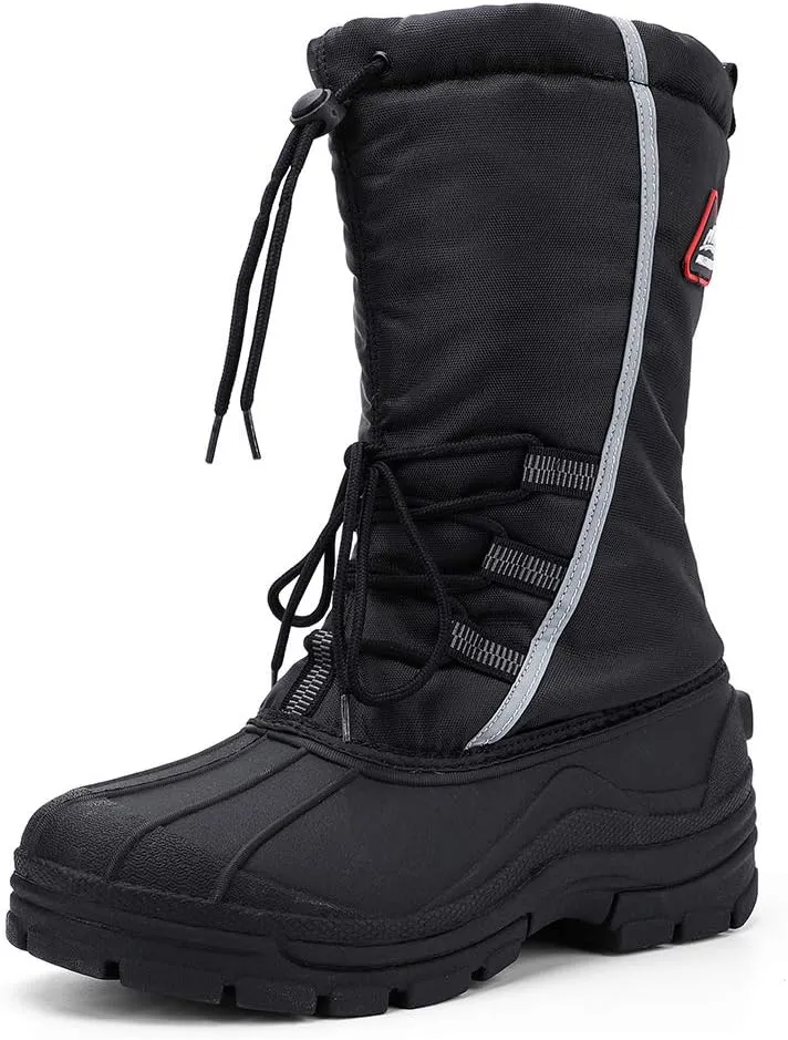 ALEADER Men's Winter Waterproof Insulated Shell Warm Inner Comfortable Outdoor Snow Boots