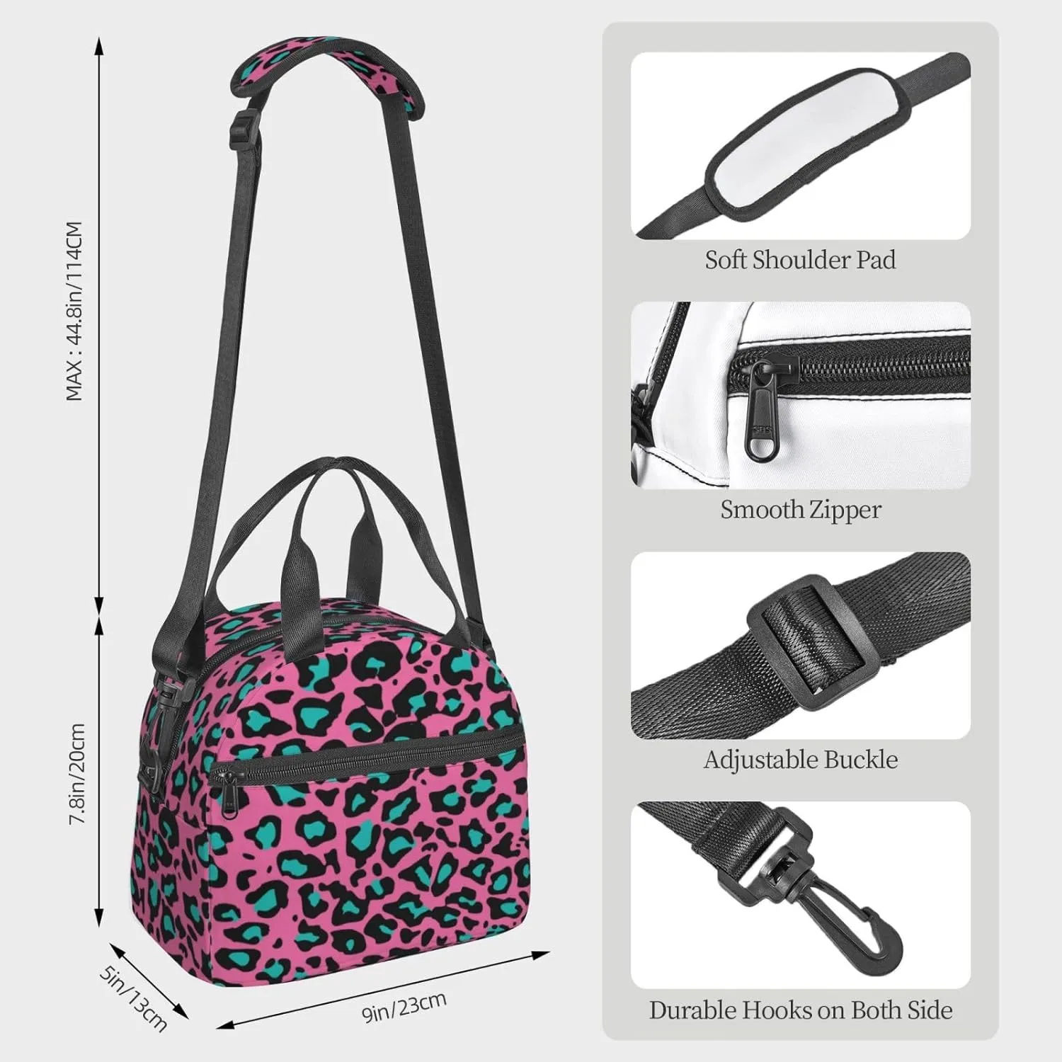 Alps,Insulated Lunch Bag for Women/Men,Dolomites Alps,Reusable Lunch Box for Office Picnic Hiking Beach - Leakproof Cooler Tote Bag Organizer with Adjustable Shoulder Strap for Adult,Green
