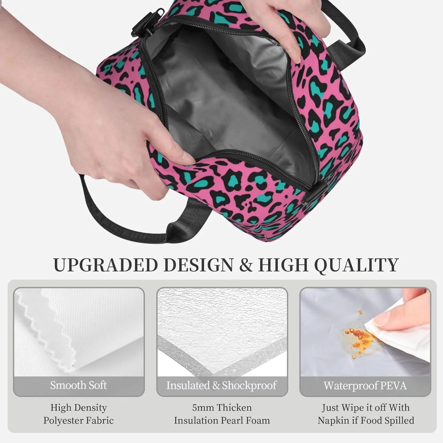 Alps,Insulated Lunch Bag for Women/Men,Dolomites Alps,Reusable Lunch Box for Office Picnic Hiking Beach - Leakproof Cooler Tote Bag Organizer with Adjustable Shoulder Strap for Adult,Green
