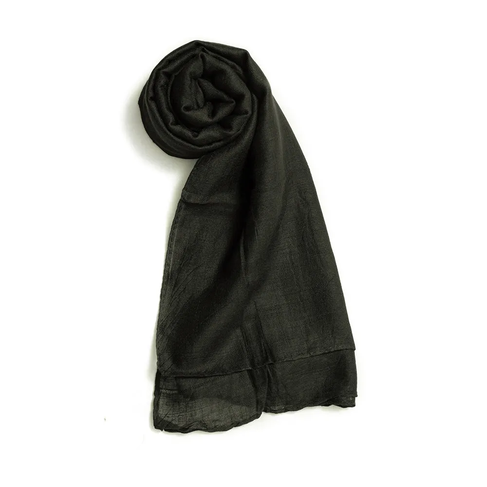 Arwa Smoky Black Hijab