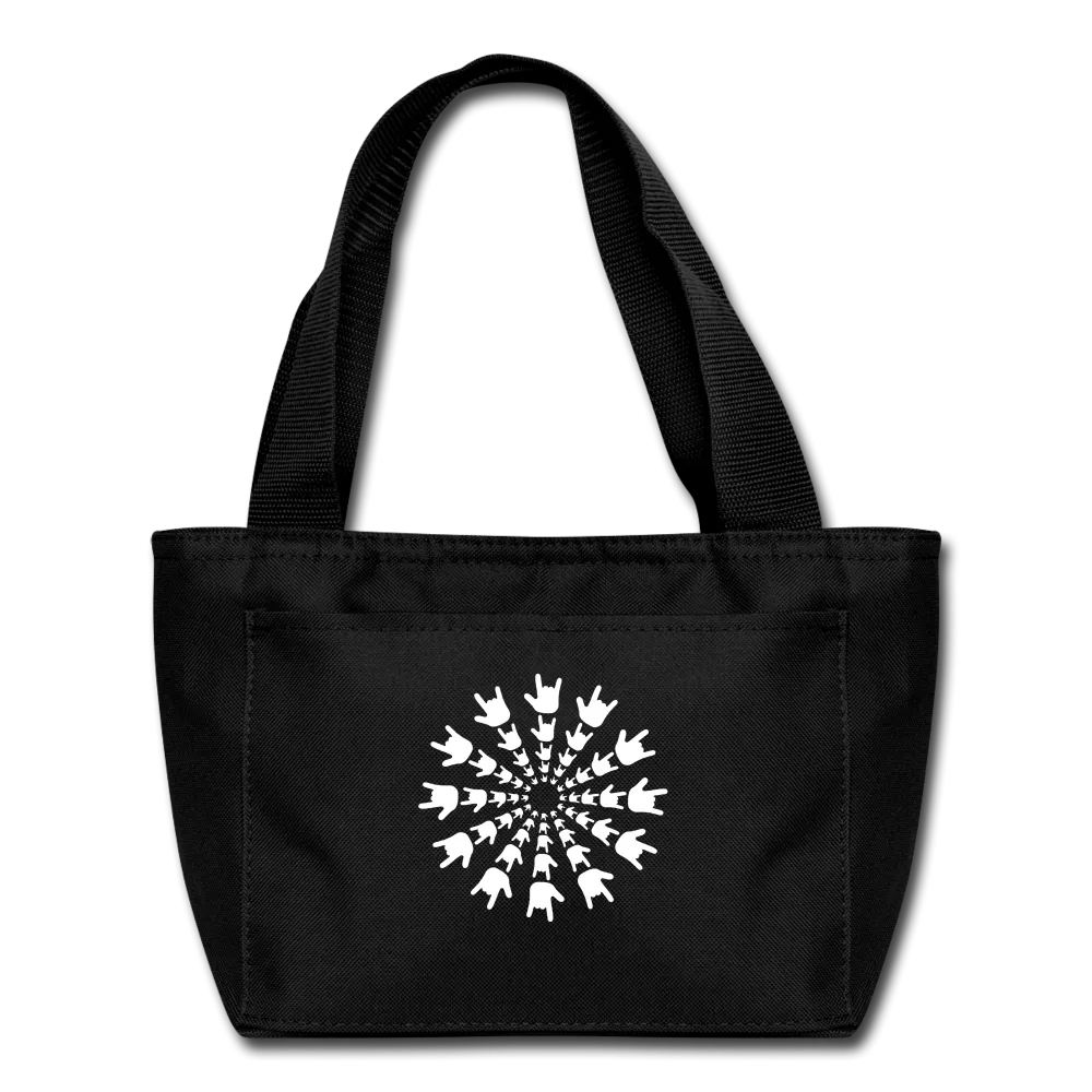 ASL Bag "ILY Burst" Sign Language Tote Lunch Bag