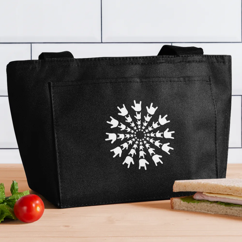 ASL Bag "ILY Burst" Sign Language Tote Lunch Bag