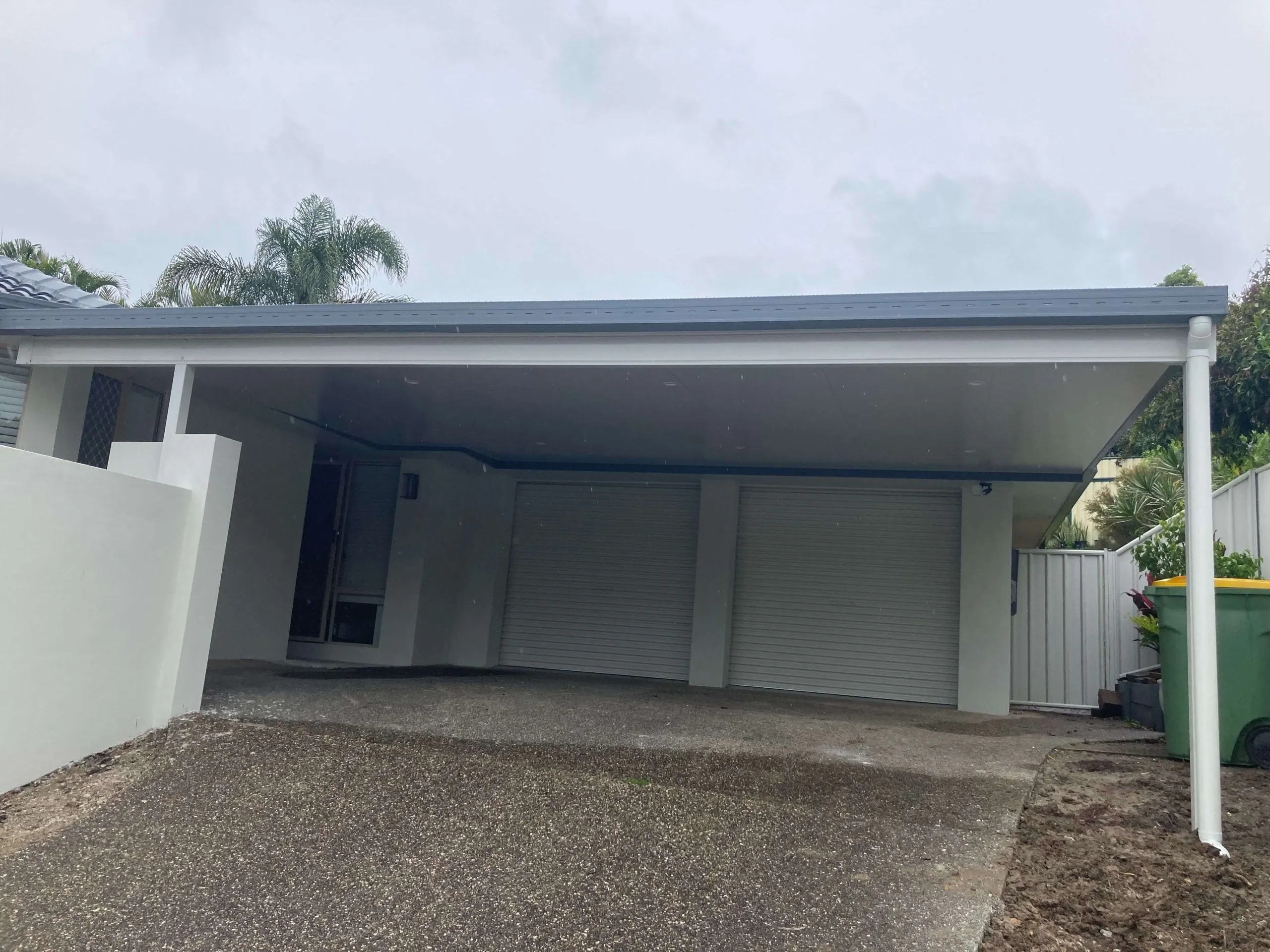 Attached Insulated Patio/Carport Metal Fascia 13 x 4.0m