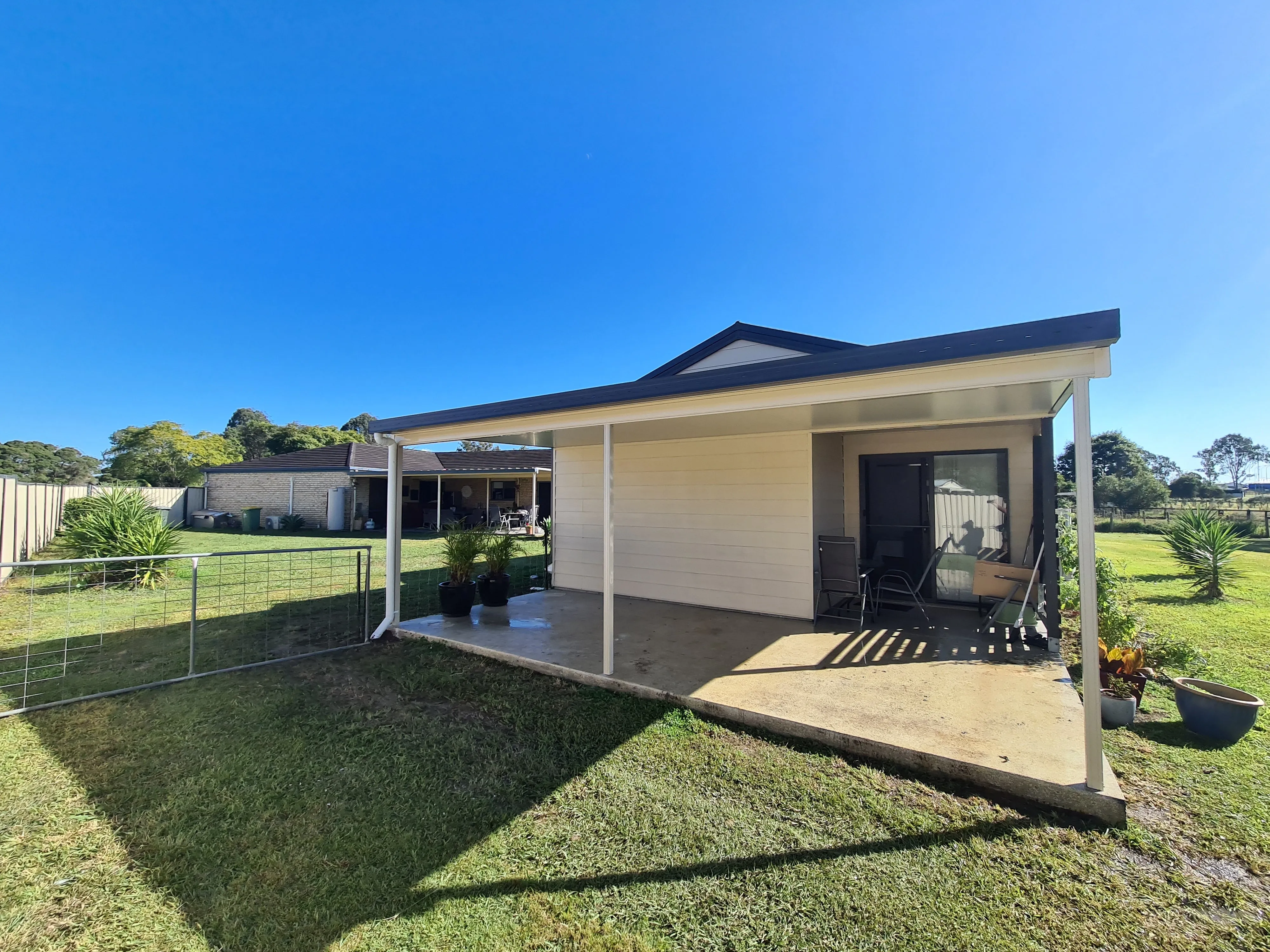 Attached Insulated Patio/Carport Metal Fascia 13 x 4.0m