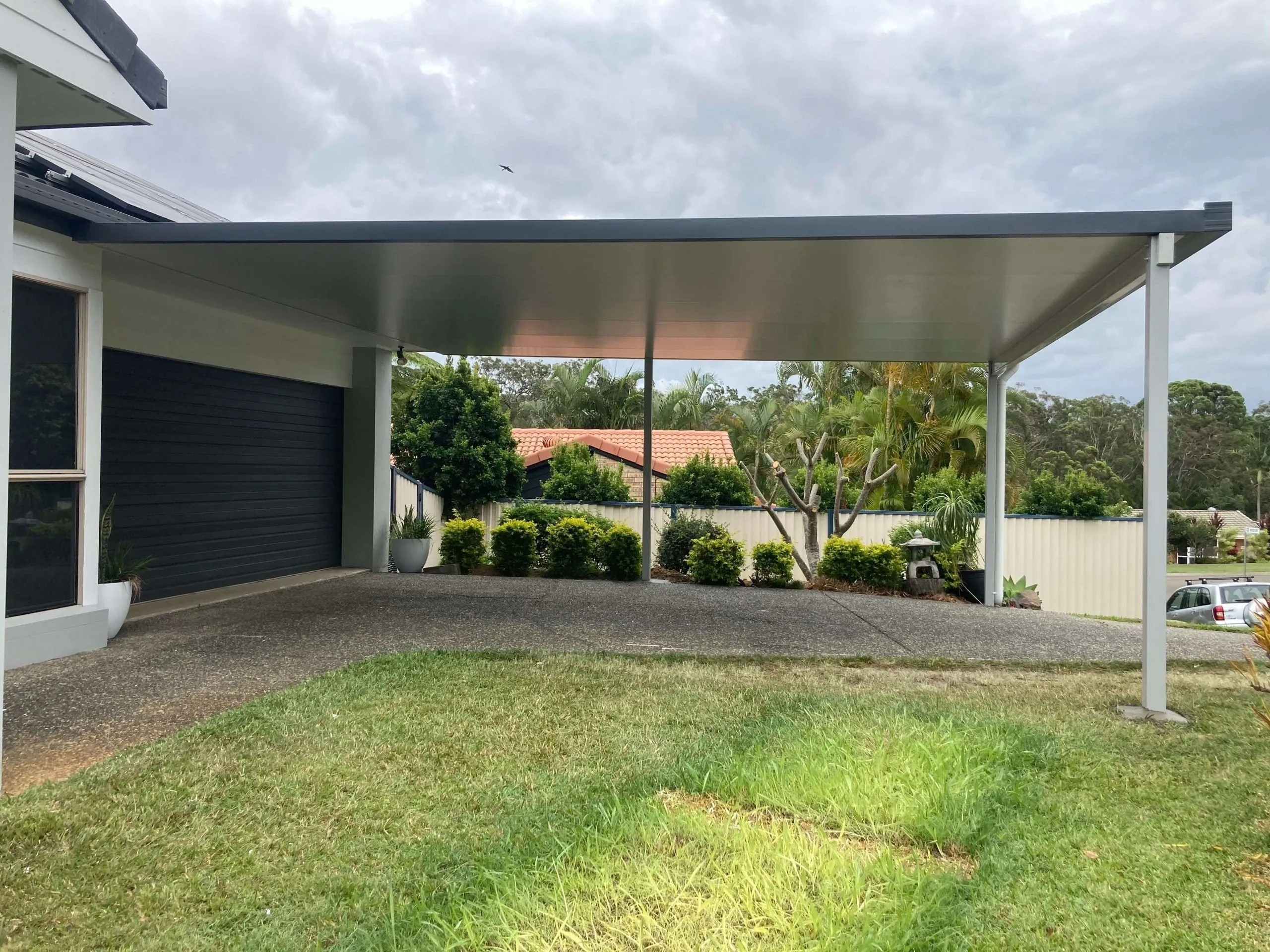 Attached Insulated Patio/Carport Metal Fascia 3 x 2.8m