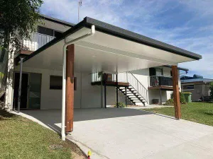 Attached Insulated Patio/Carport Metal Fascia 6 x 5.2m