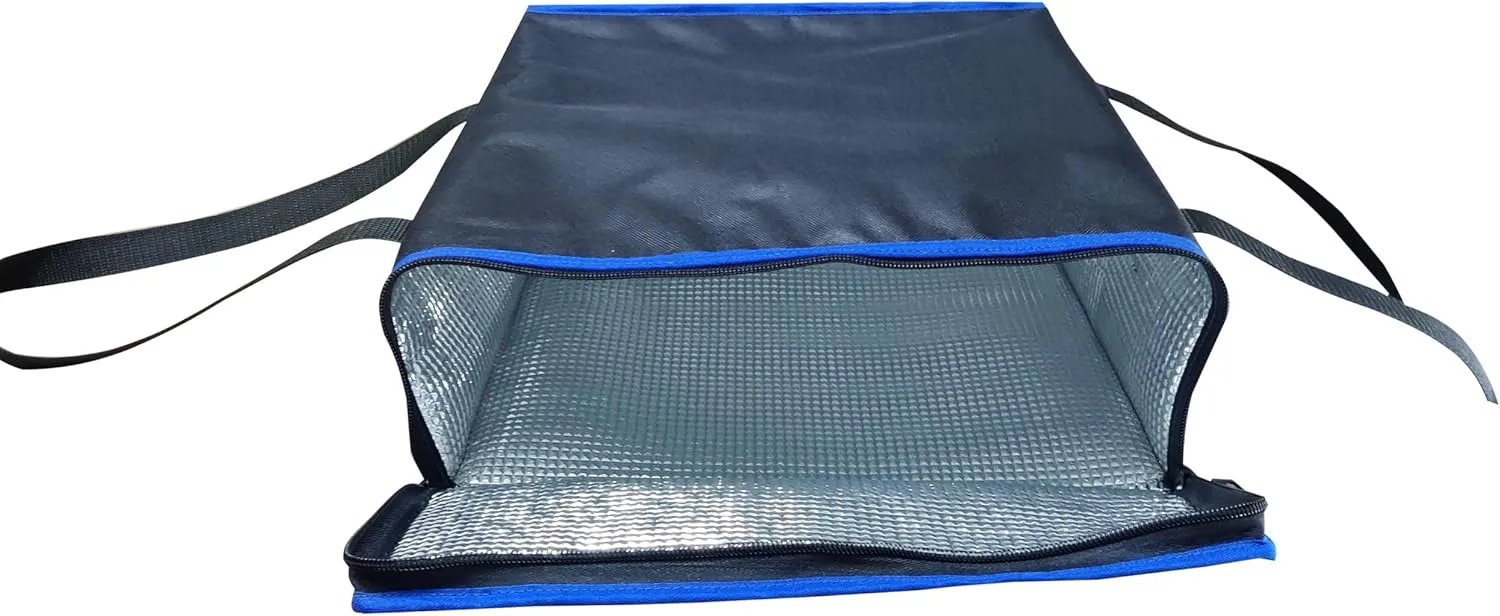 ATYARD Pizza Delivery Bag, 20" x 20" x 5" Pizza Warmer Bags for Carry Hot, Insulated Food Delivery Bag, Insulated Grocery Bags, Holds up to 2 Fresh Pizzas.