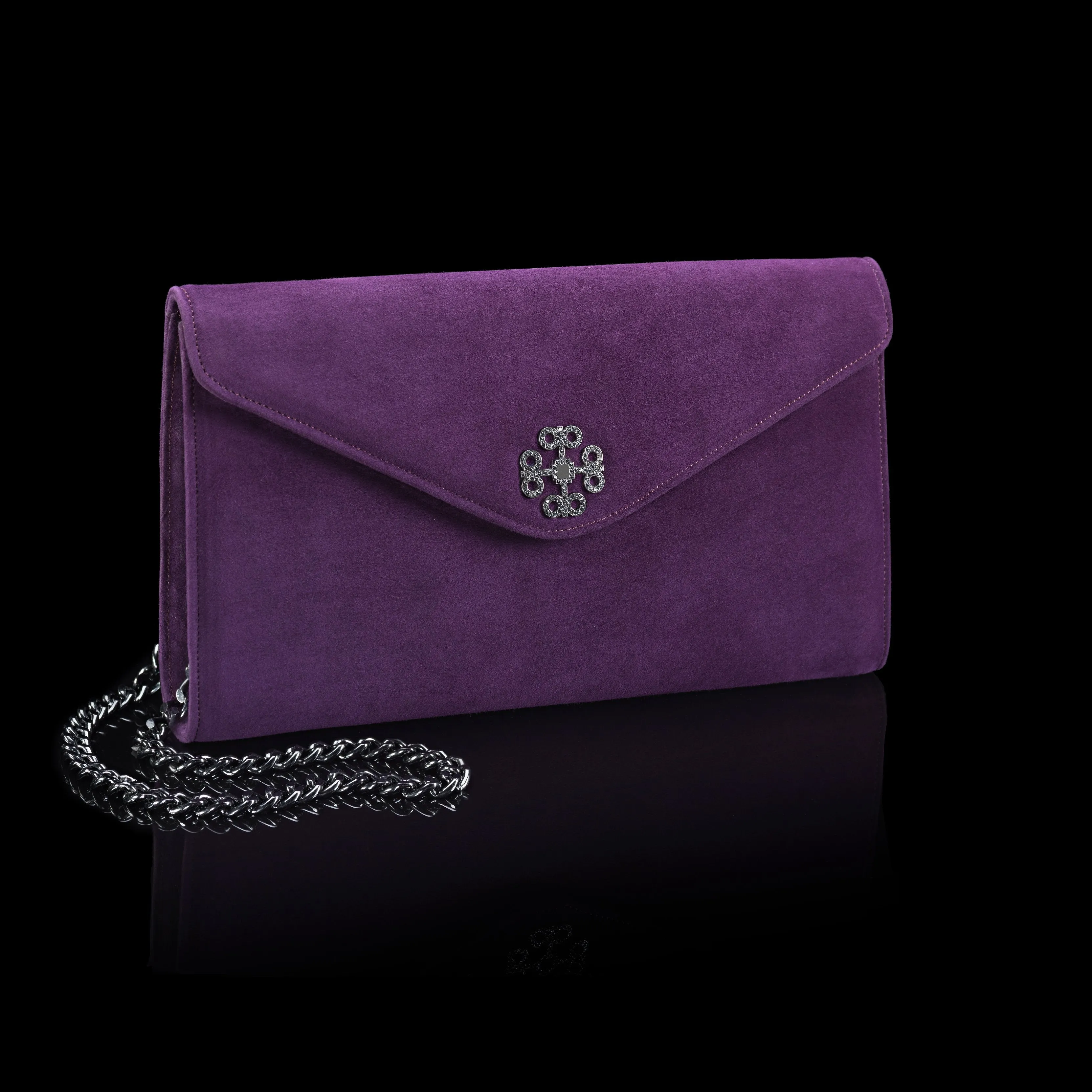AUBERGINE CLUTCH