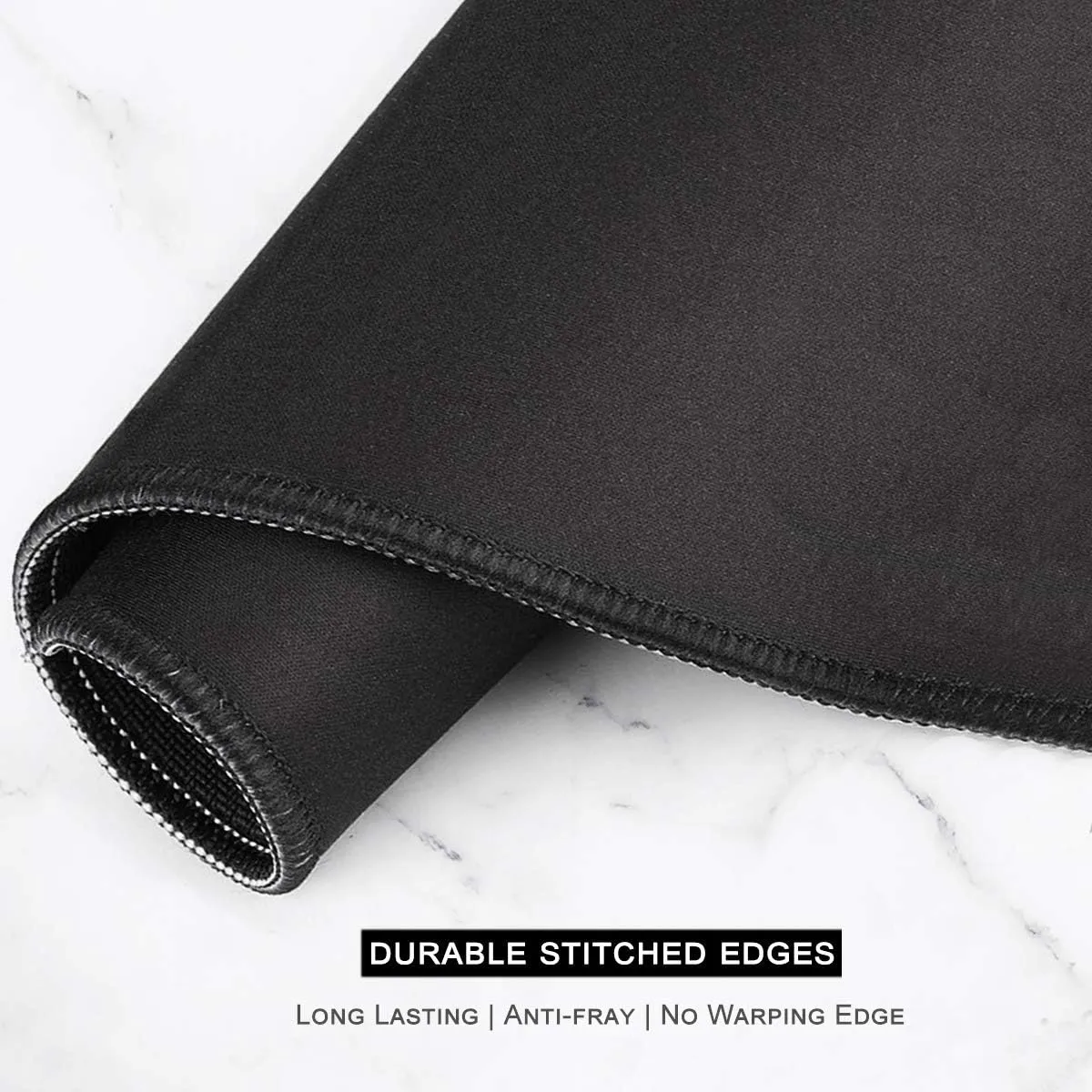 Auhoahsil Large Mouse Pad, XXL Gaming Mousepad, Desk Mat for Desktop, Thick Rubber, Big & Long Size, Stitched Edges, Full Desk Pad for Laptop & Computer, Extended 35.4 x 15.7 in, Silent Night Sky