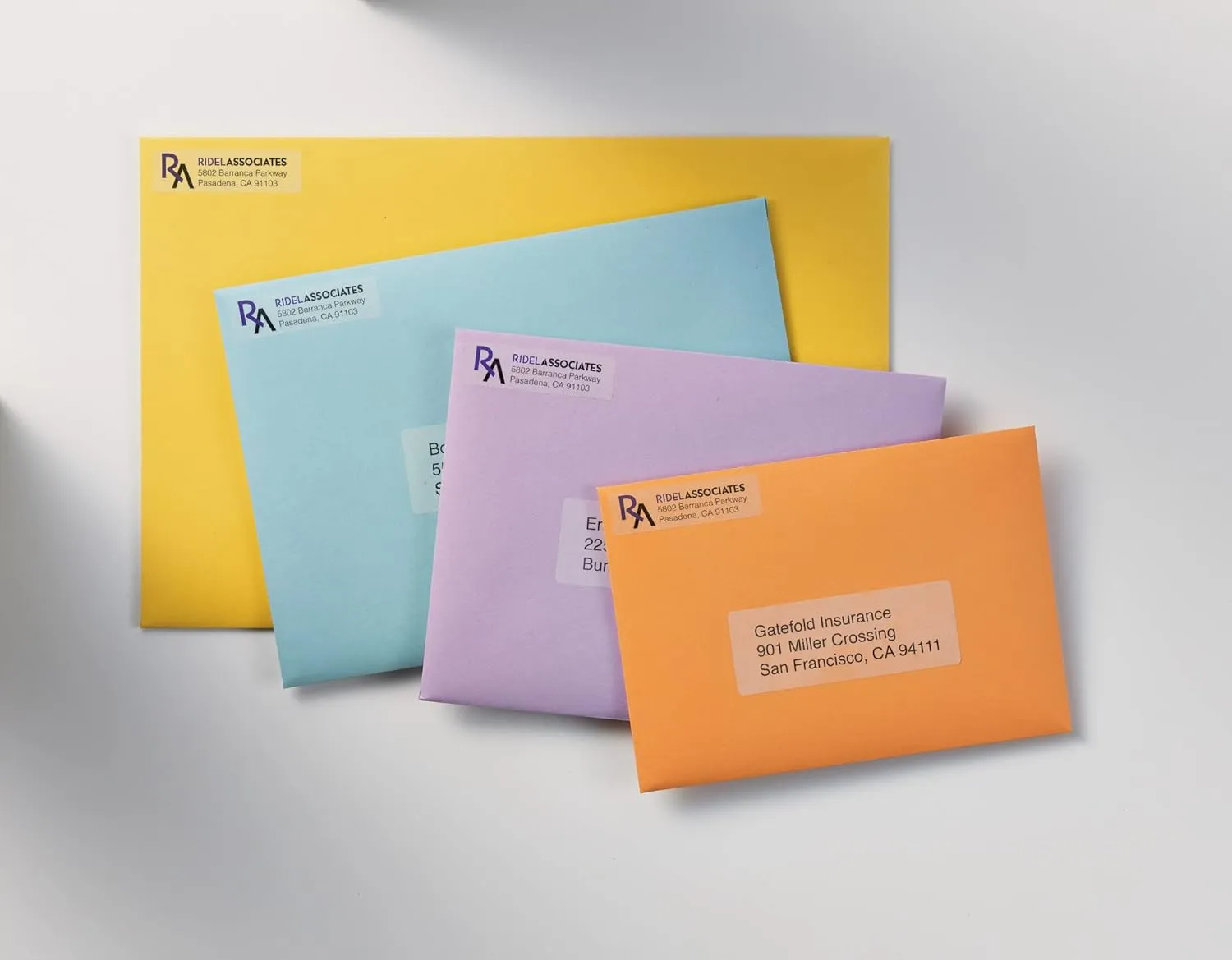 Avery Printable Return Address Labels with Sure Feed, 0.5" x 1.75", Matte Clear, 2,000 Blank Mailing Labels (05667)