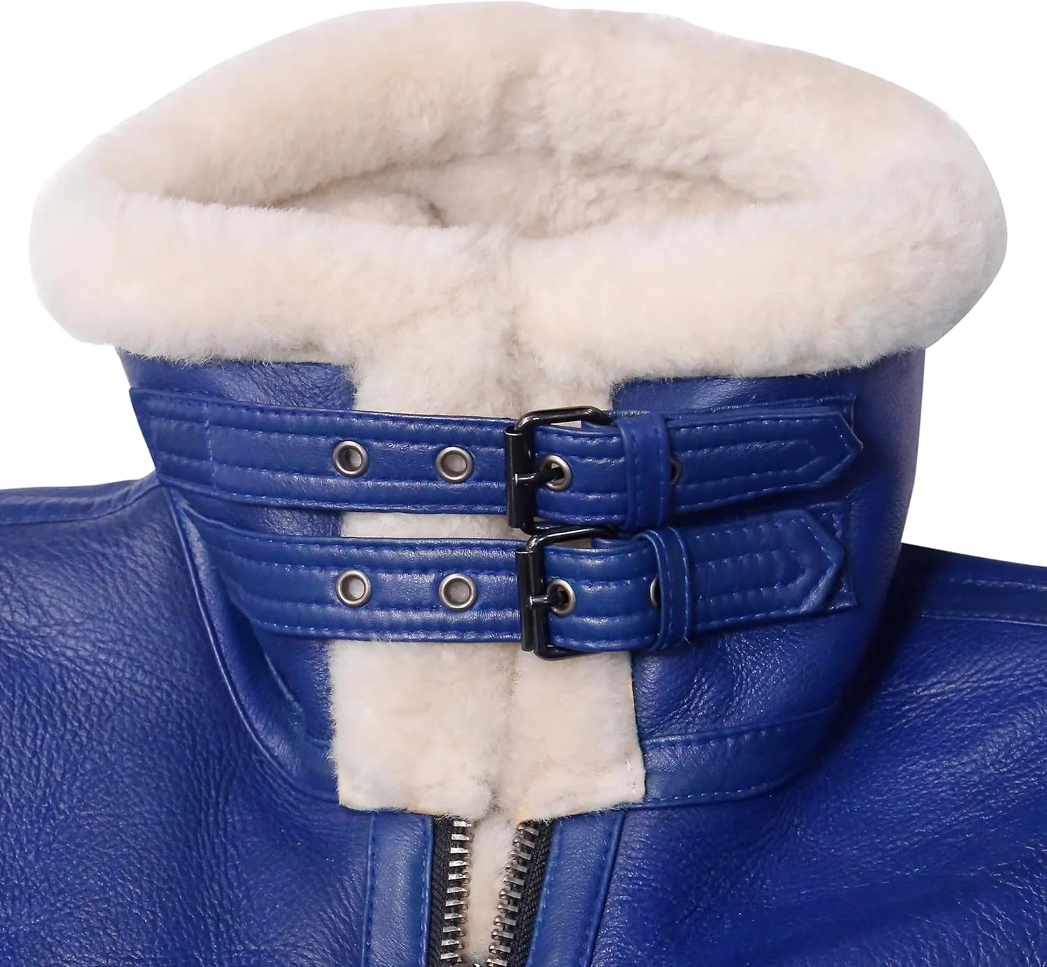 B3 Bomber Jacket Aviator Real Shearling B3 Bomber Jacket Winter Blue