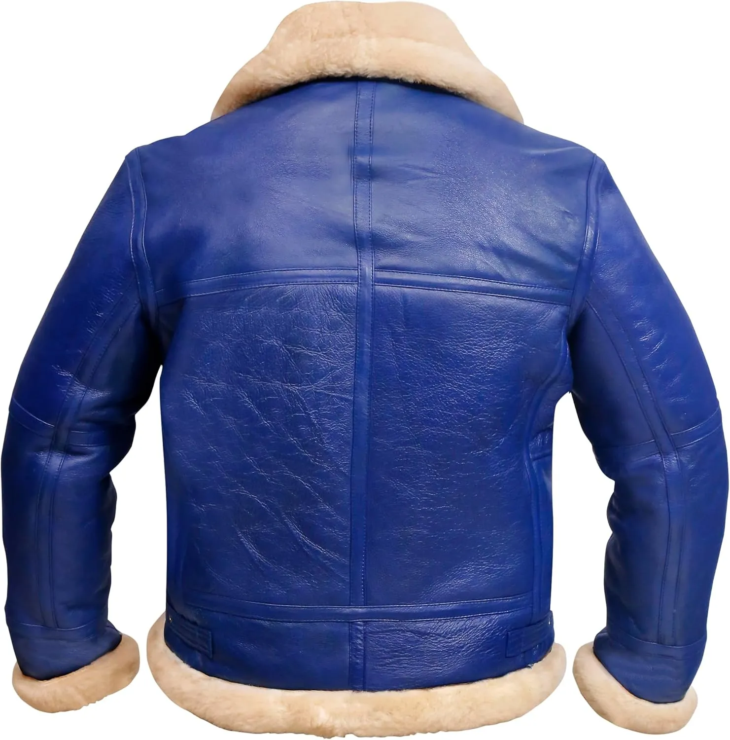 B3 Bomber Jacket Aviator Real Shearling B3 Bomber Jacket Winter Blue