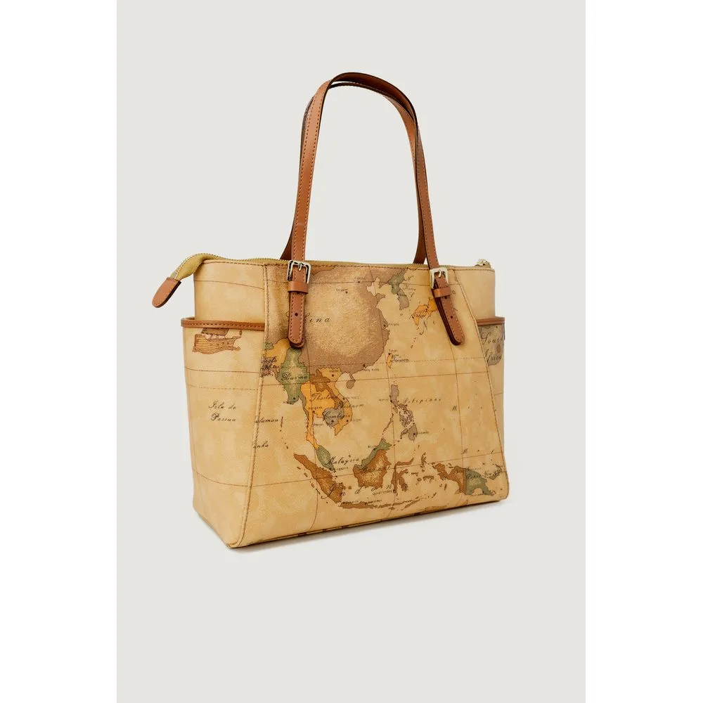 Beige Cotton Handbag