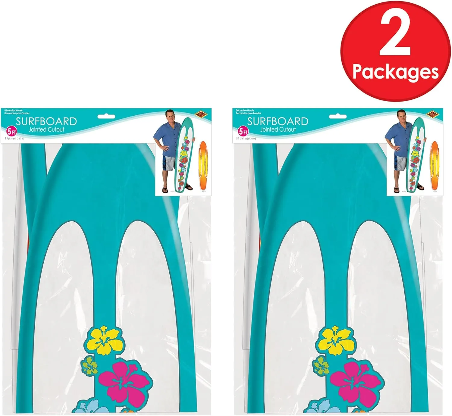 Beistle Jointed Surfboard Pack of 2