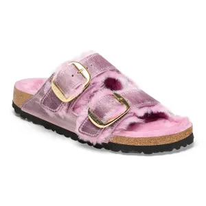 Birkenstock Arizona Big Buckle Shearling lavender oiled leather/lavender shearling