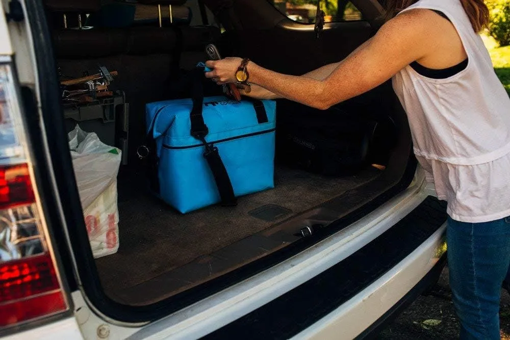 Bison Coolers Softpak Series, Made in USA, Soft Cooler Bag Insulated Leak Proof for Beach, Travel, Camping, Picnic, Car, Trips, 24  Hour Ice Retention