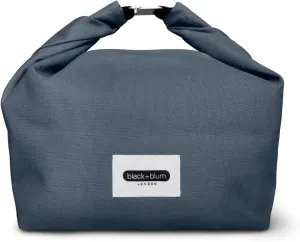 BLACK   BLUM Insulated Lunch Bag, 6.7L - Leak Proof Bag for Adults and Kids with Roll Top Construction - Made with Recycled PET and BPA Free - Food Bag for On The Go, Slate