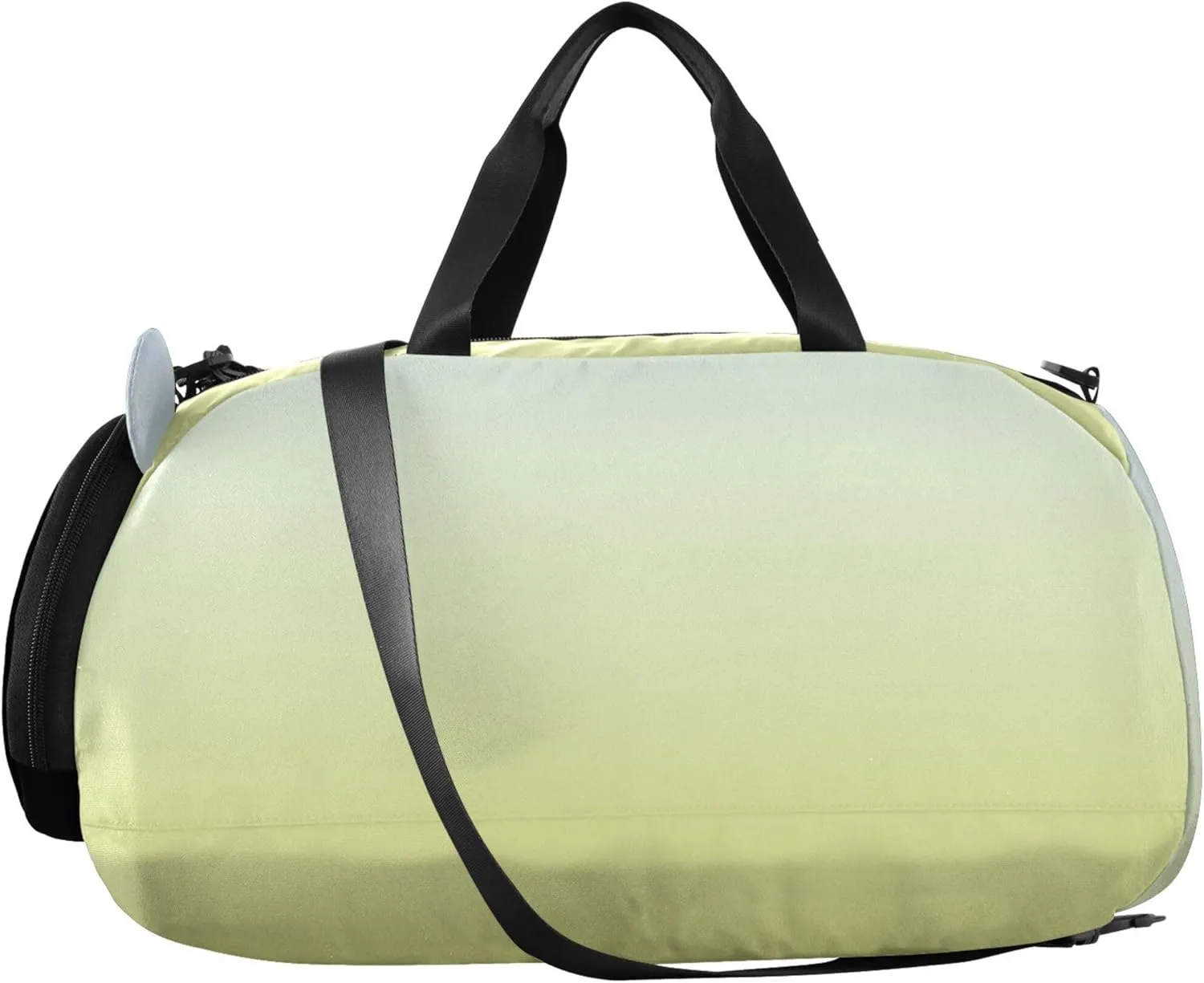 Boys Carry on Duffel Weekender Overnight Elegant Blue Mustard Gradient Travel Duffle Bags Girls Tote Kids Dance Duffle